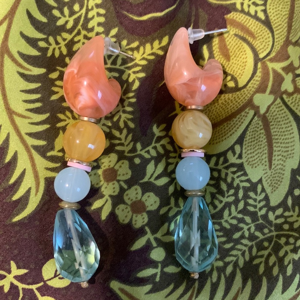 Anthropologie Stacked-Bead Drop Earrings 💕